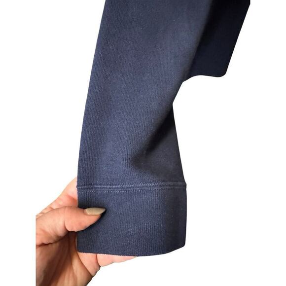 Ralph Lauren Polo Navy Blue Quarter Zip Pullover Sweater Men’s XL 100% Cotton - Picture 4 of 8